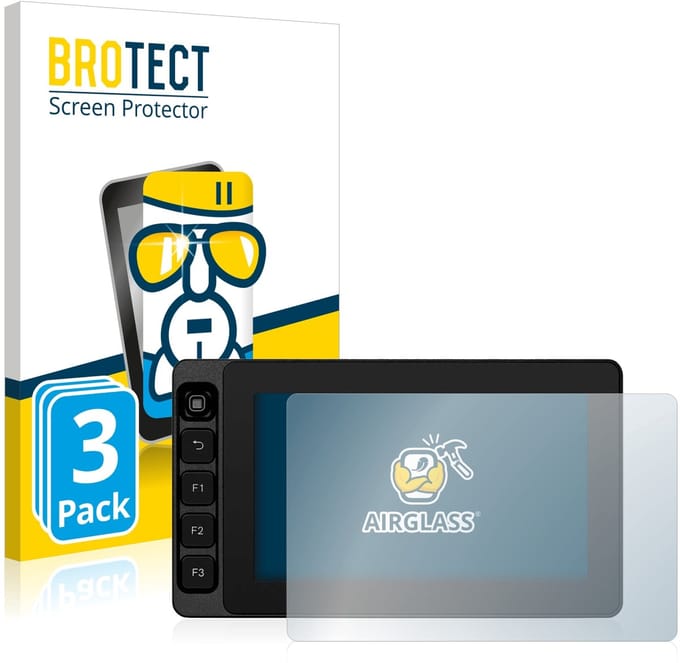 Screenprotector 3 Stuks voor SmallHD Ultra 5 Beschermglas transparant