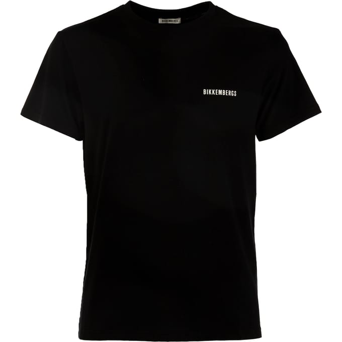 Heren-T-shirt met ronde hals en logo