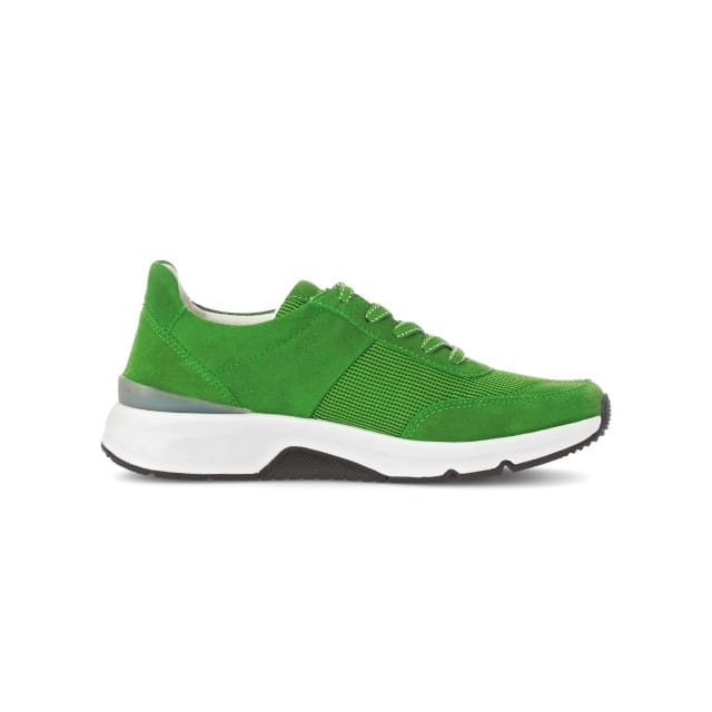 Gabor rollingsoft sensitive 66.897.34 - dames rollende wandelsneaker - Groen - maat 37 (EU) 4 (UK)