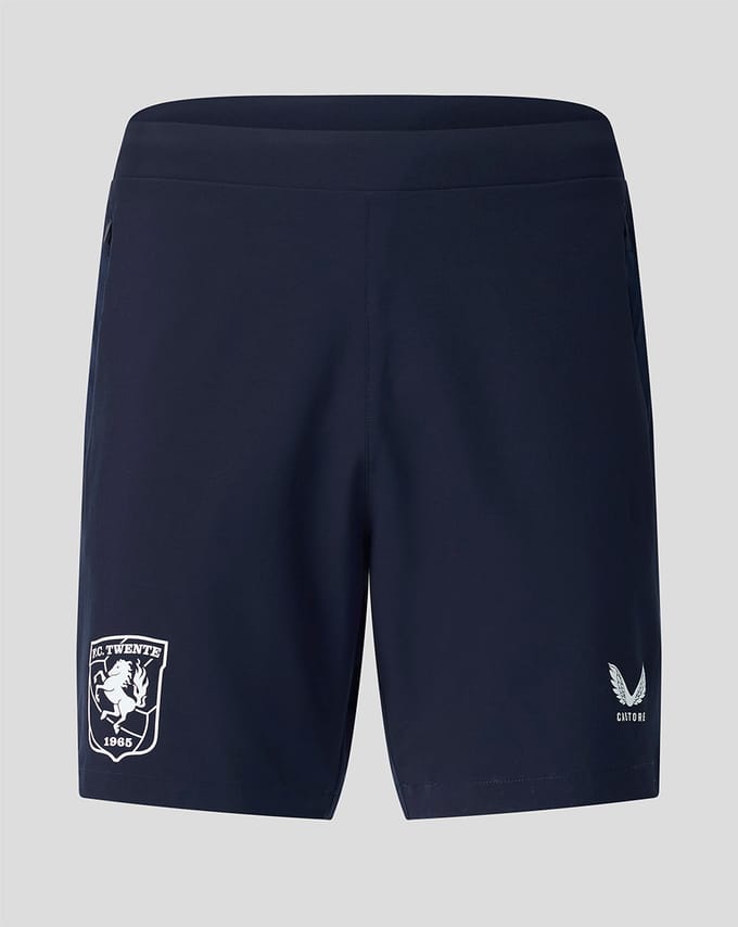 Fc Twente Training 26/27 Spelers Short Met Zakken - Heren - Marineblauw