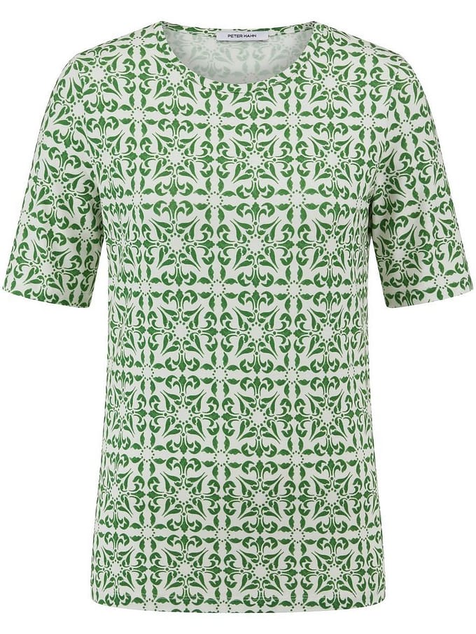 Shirt ronde hals Van Peter Hahn wit
