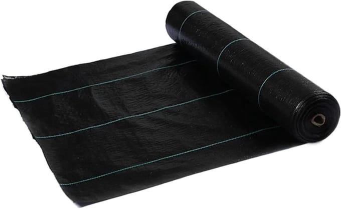 Onkruidmembraan - Weringdoek Bodembedekker - Tuinonderhoud - Dubbele Stuks - 1 x 2 meter - Zwart