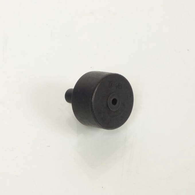 Tampon butée de béquille centrale pour scooter Peugeot 50 Kisbee 401342 25x14mm