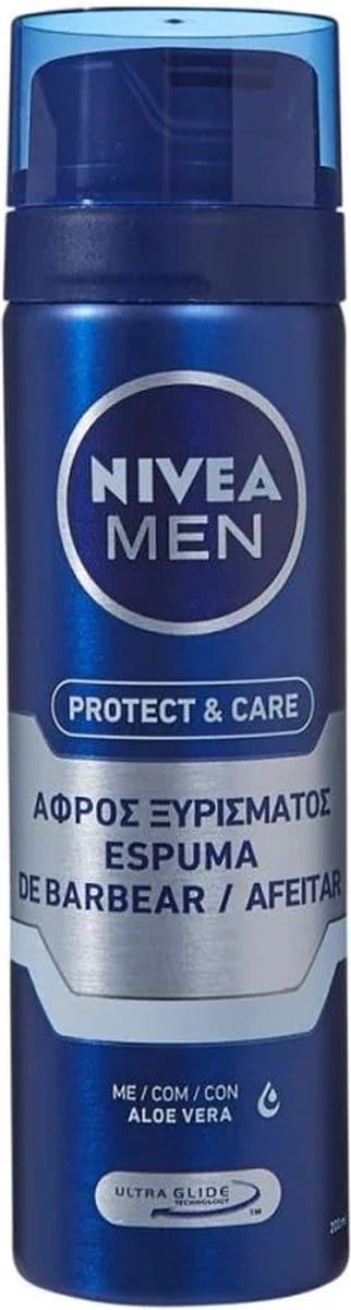 Nivea protect and care scheerschuim met aloë vera - 200 ml - hoge volumekorting