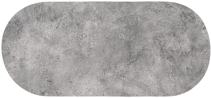 Tendance Badmat Calm Concrete - antislip - extra lang - 45 x 100 cm - badkamer - douchemat
