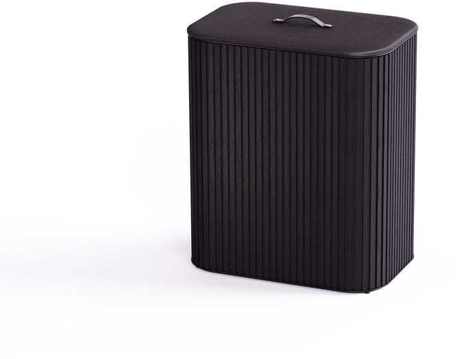 Joseph Joseph Tota Luxe 90L Wasmand Zwart, 2 compartimenten