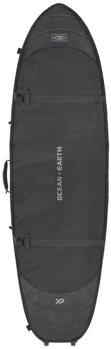 Ocean & Earth Triple Wheel Hypa Fish Shortboard 7´0´´ Surfboardhoes Zwart