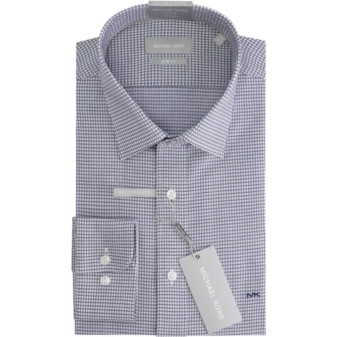 Slim fit ruitjesoverhemd Michael Kors Modern