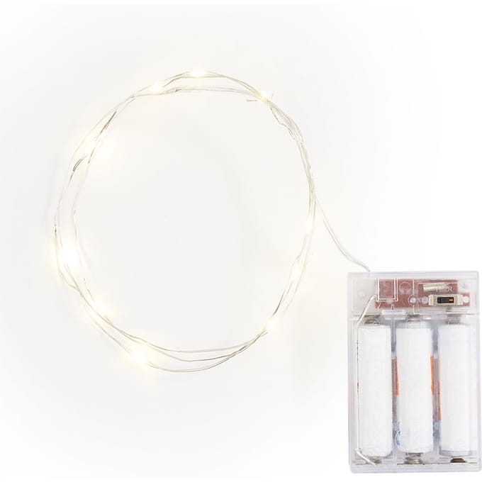 VBS Micro LED snoer lampjes "10 LED's", met timer