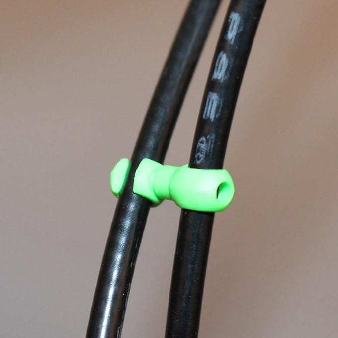 10 STKS Fiets Fiets S Clips Klem Remkabel Versnellingskabel Behuizingsgeleiders(Groen) groen