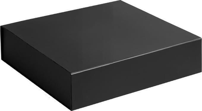 Luxe giftbox ZWART, 15x15x5cm (2 stuks)