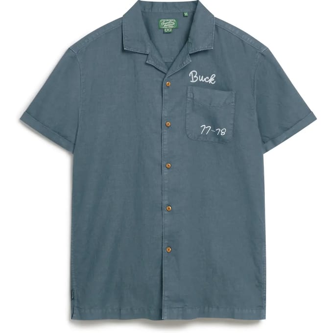 Superdry - Resort overhemd met korte mouwen - Heren - Shirts