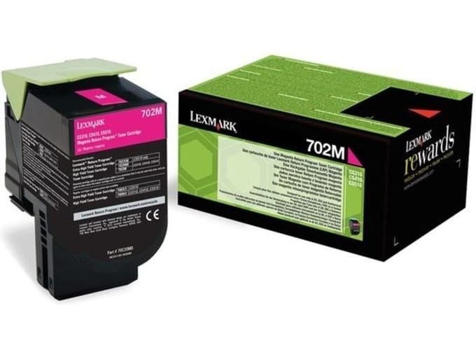 Tonercartridge lexmark 70c20m0 prebate rood