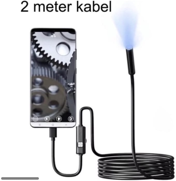 Endoscoop Camera - Inspectiecamera - Camera - Telefoon - 2 Meter