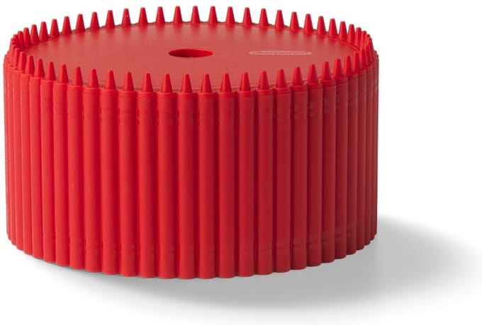Crayola - Bureauorganiser met Deksel - Polypropyleen - Rood