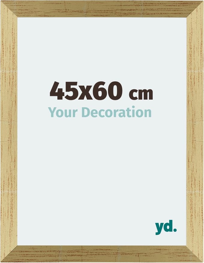 Your Decoration - Fotolijst 45x60 cm - MDF - Goud Glans - Mura