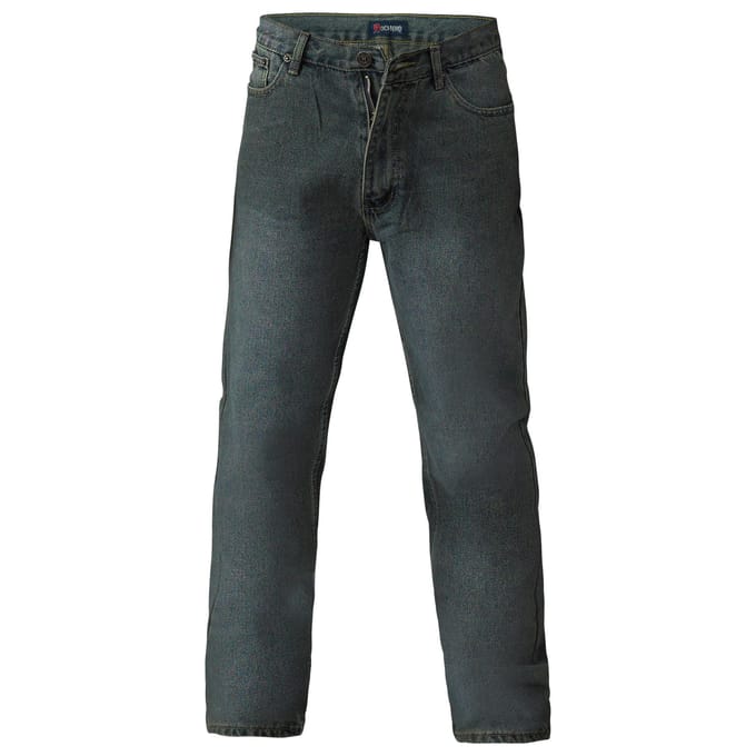 Duke Heren D555 Rockford Comfort Kingsize Jeans 58L gray