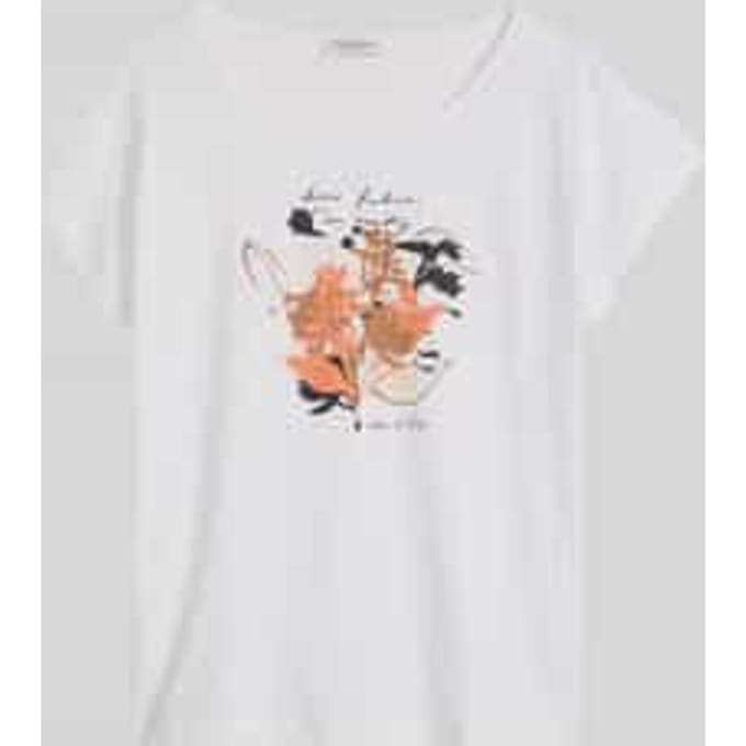 Loose fit T-shirt van puur katoen