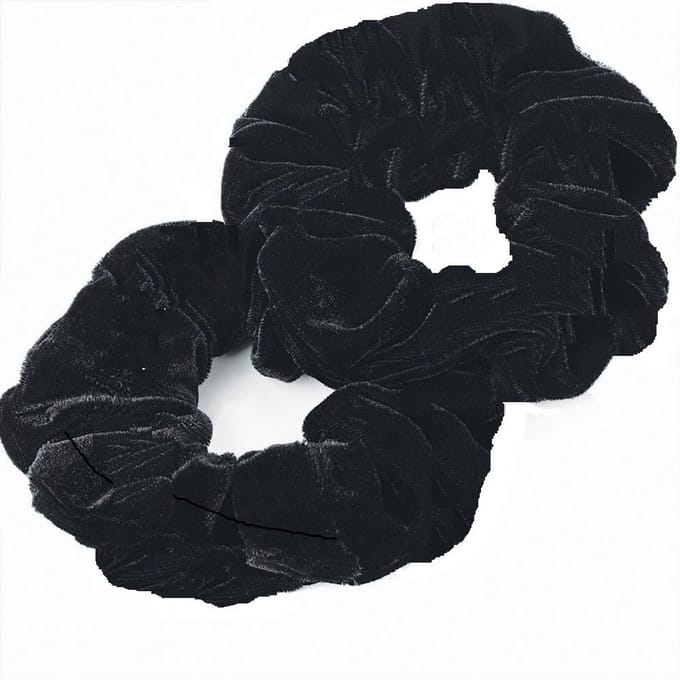 Set van 2 Extra Grote Fluweelzachte Haarkrullers Haarelastiekjes