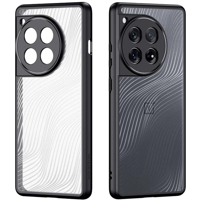 Dux Ducis Aimo Geschikt voor OnePlus 12R - Back Cover Case Zwart