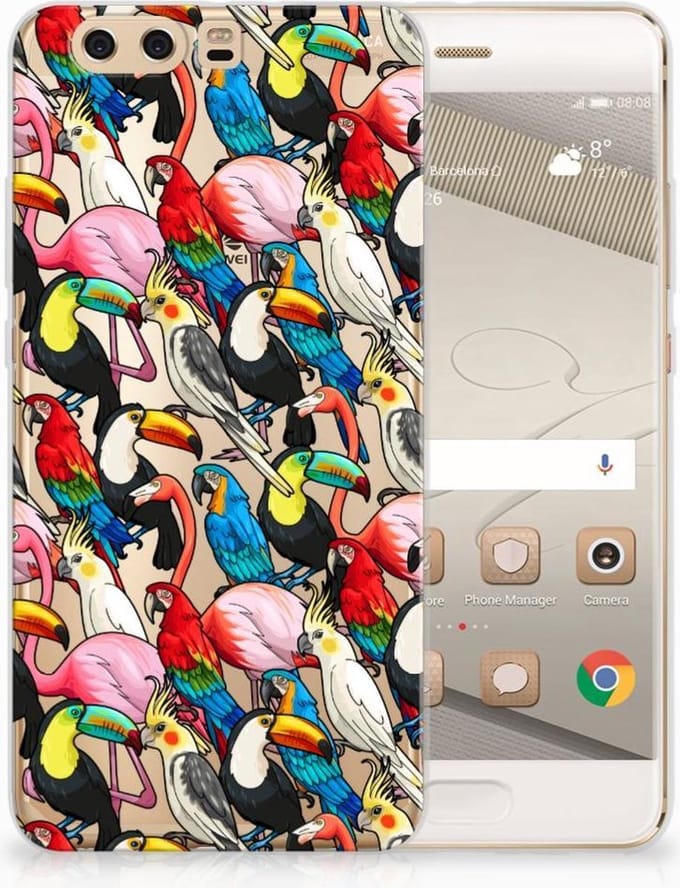 Huawei P10 Plus TPU Hoesje Birds