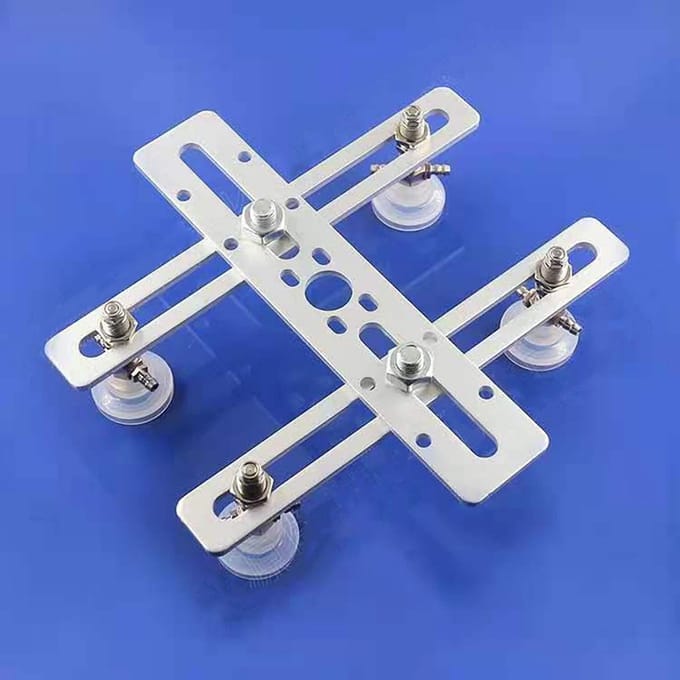 Set van 6 Industriële Pneumatische Zuignappen voor Automatisering