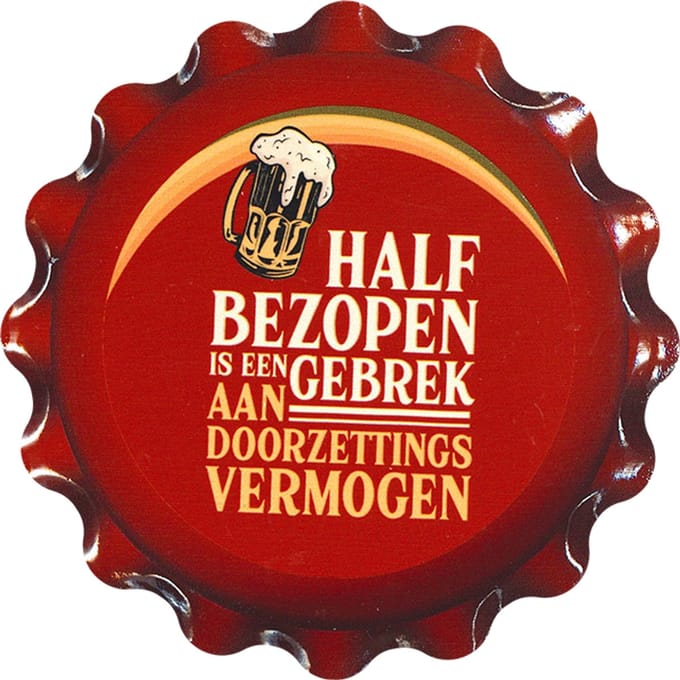Cap coaster - Half bezopen