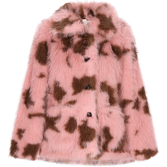IZIA Jas Dames Roze bruin