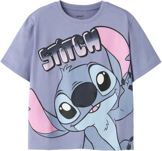NAME IT - NKFMORISSINA STITCH SS NREG TOP WDI - Meisjes - T-shirts