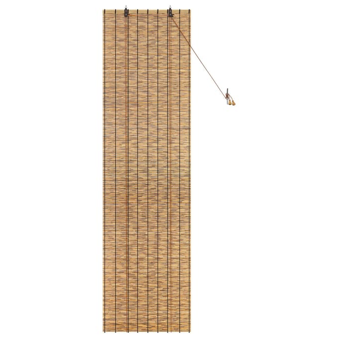 vidaXL - Rolgordijn - Bruin - 60 - x - 220 - cm - Riet