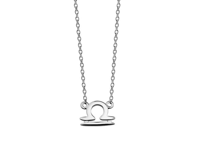 Weegschaal Ketting Zilver Zodiac ZN010S