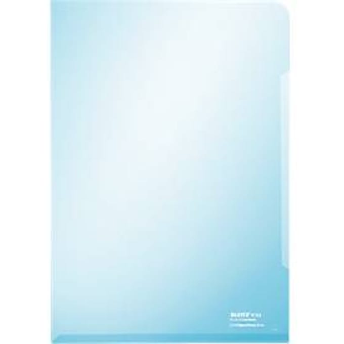 LEITZ® zichtmap Premium 4153, A4, glad, 100 stuks, blauw