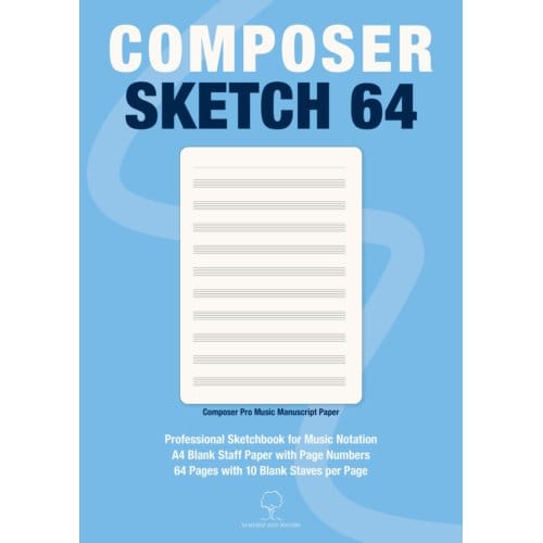 Composer Sketch 64 - Composer Pro Premium Muziekpapier - Sophia Martins