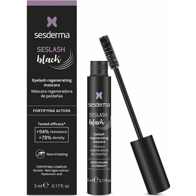 Mascara - SESDERMA - Seslash Black - 5 Ml - Regénérateur - Non Waterproof noir