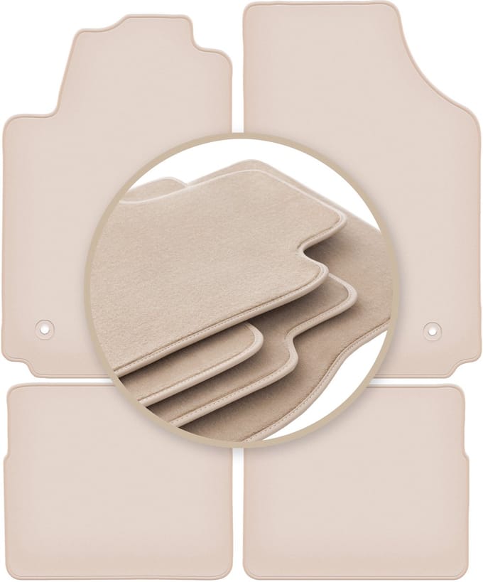 PREMIUM beige matten voor: Audi A2 hatchback 2000-2005