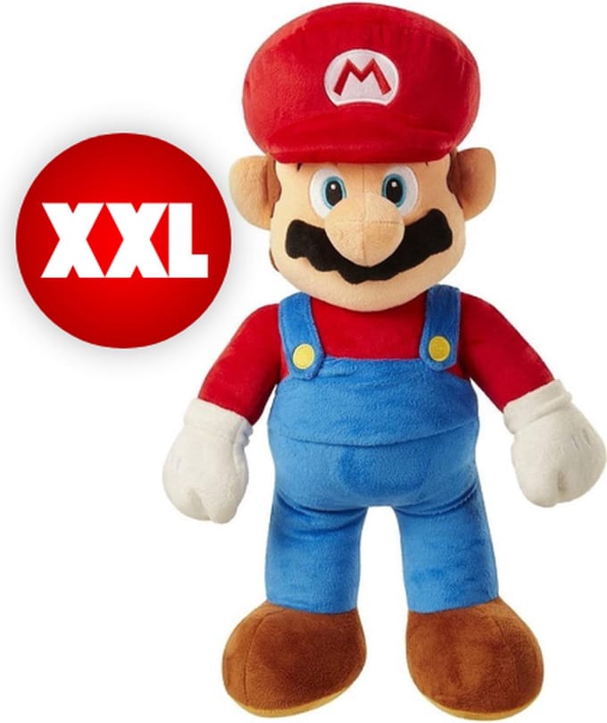 Mario - Super Mario Bros Pluche Knuffel XXL 100 cm groot