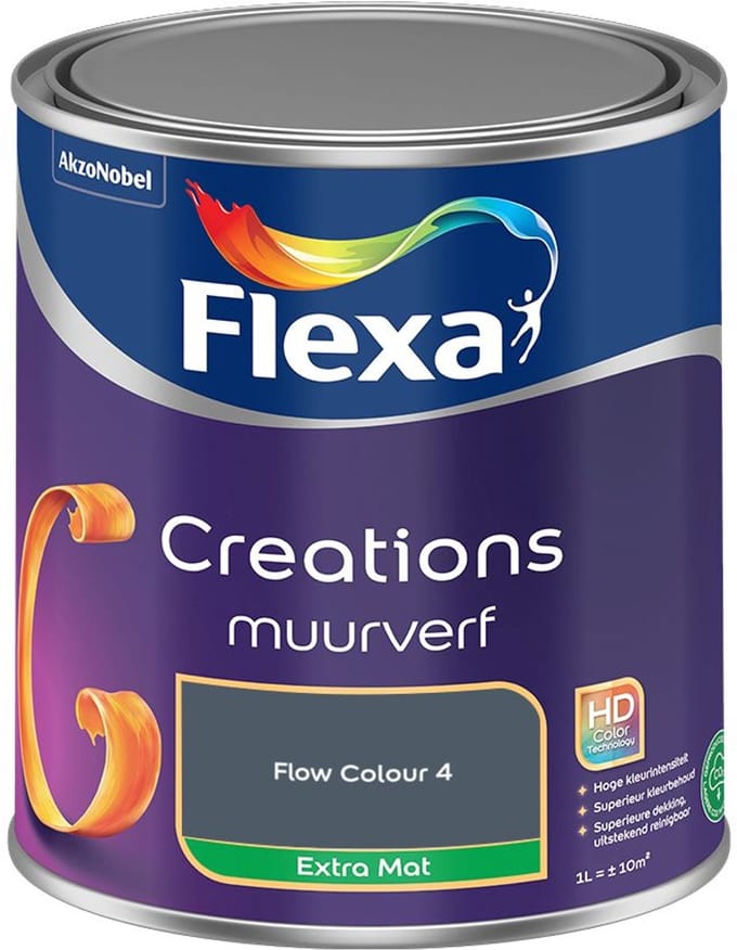 Flexa - Creations Muurverf Extra Mat - Flow Colour 4 - Mengverf - 1 L