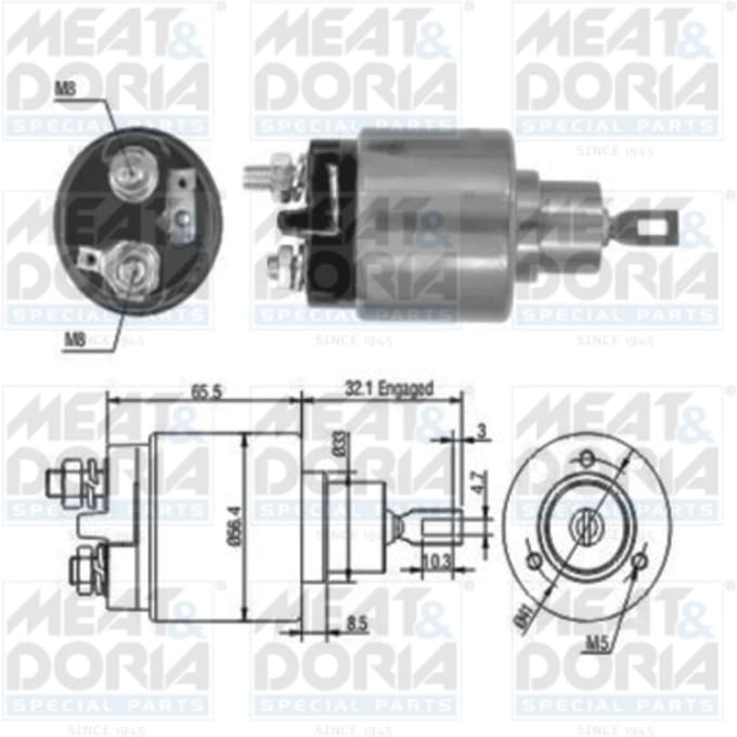 Magneetschakelaar, starter MEAT & DORIA 46030