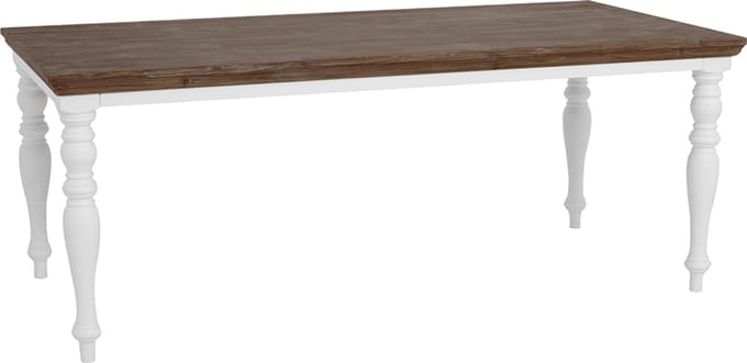 Tower Living - Fleur eettafel - 200 cm sierpoot - wit