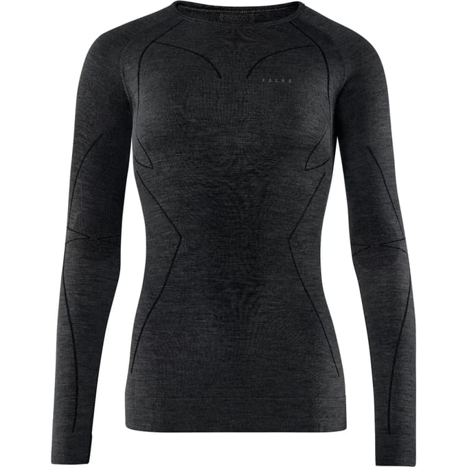 T-shirt Falke lange mouwen femme Wool-Tech