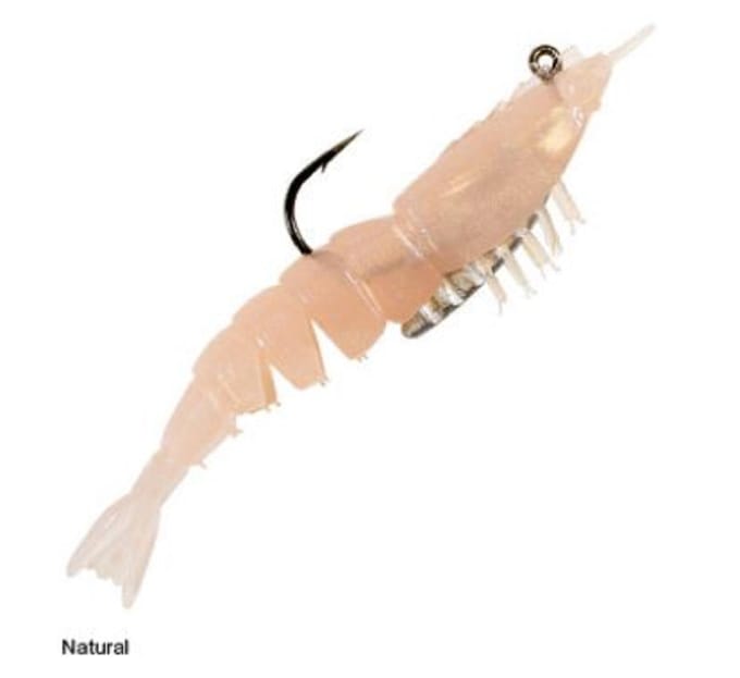 Zman Soft Lure Shrimpz Rigged 3,5 Inch 2/Pack Natuurlijk (2307)
