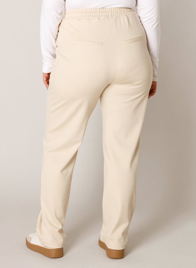 BASE LEVEL CURVY Yoanna Broek - Light Beige - maat 1(48)