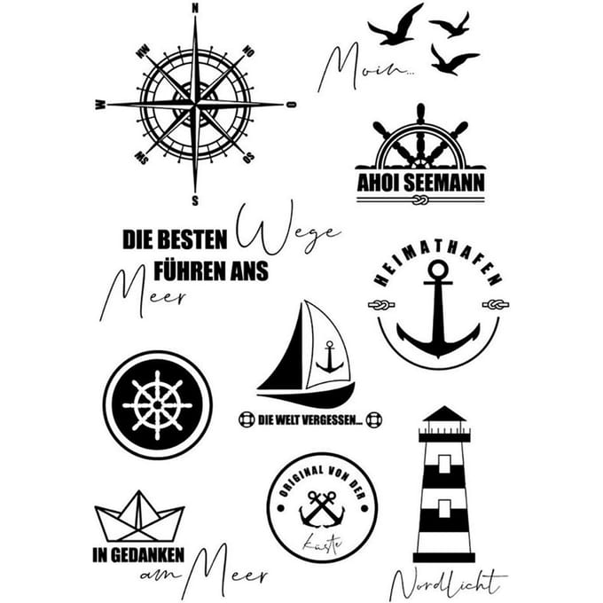 VBS Siliconenstempel "Aan de zee"