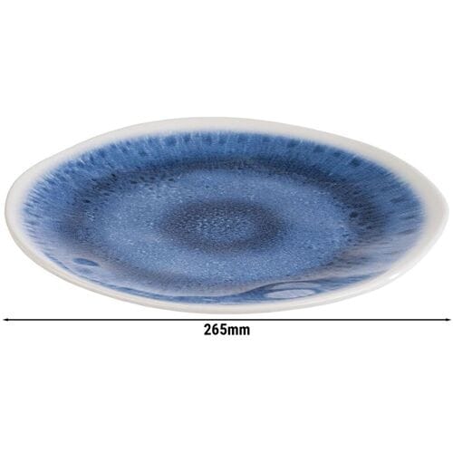 GGM Gastro (6 Stück) Teller - BLUE OCEAN - Melamin - Ø 265mm