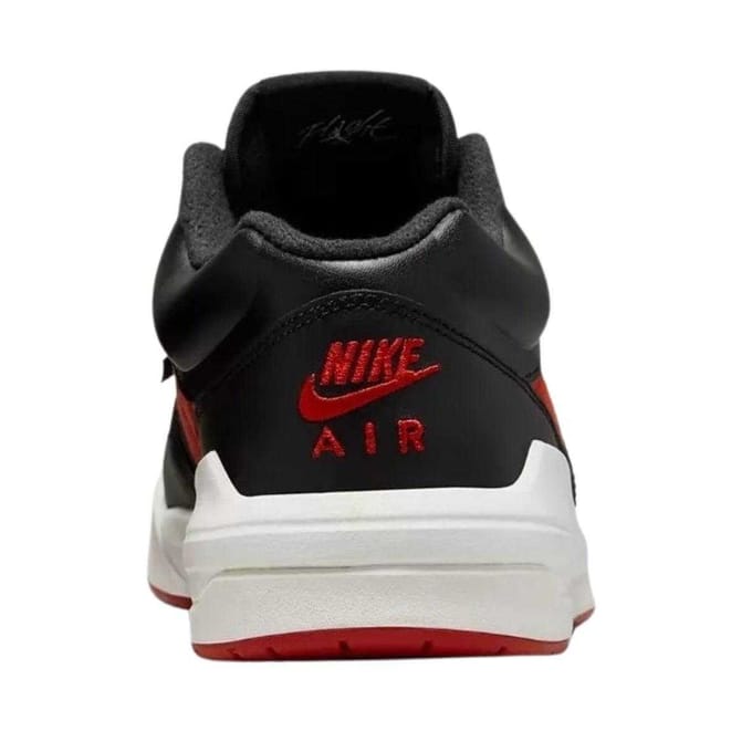 Nike Dames/Dames Jordan Stadium 90 Swoosh Leren Trainers (Zwart, Rood)