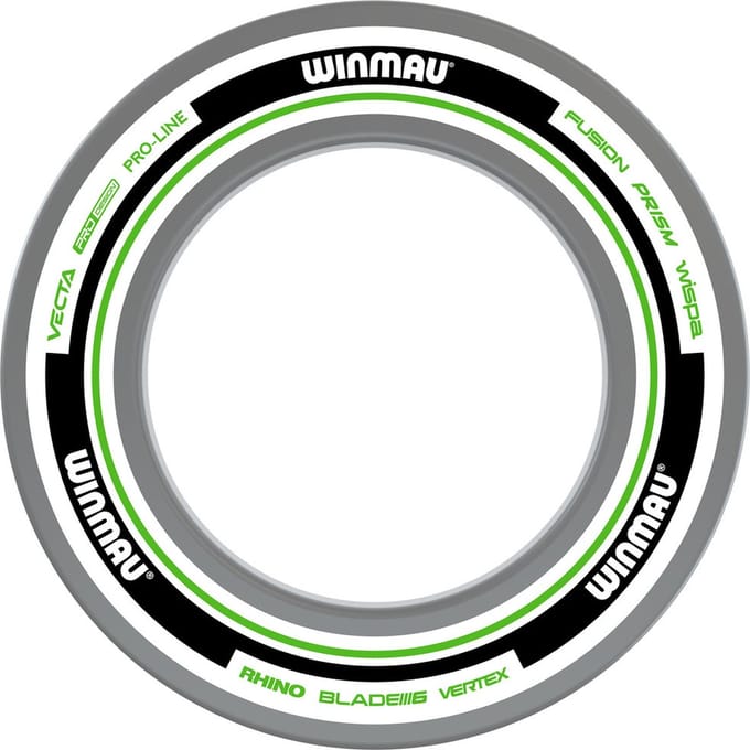 Winmau Advance White Green Dart Surround