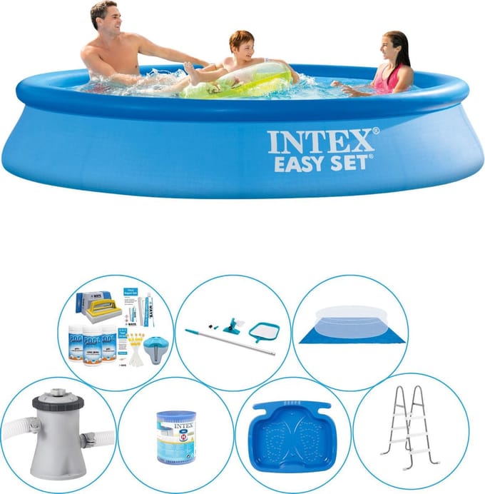Easy Set Rond 305x61 cm - 8-delig - Zwembad Bundel
