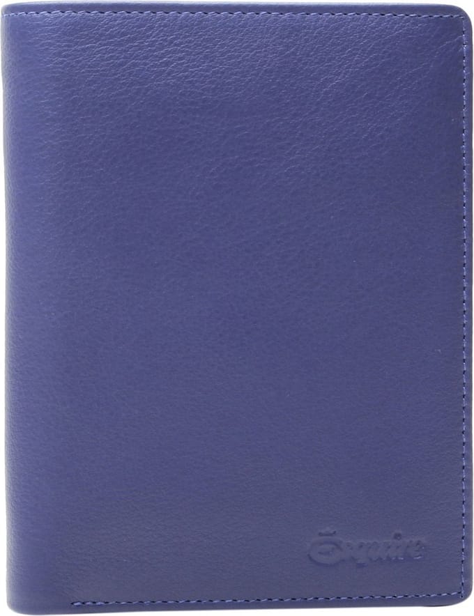Esquire Leren Portemonnee Peru Wallet Night Blue Blauw