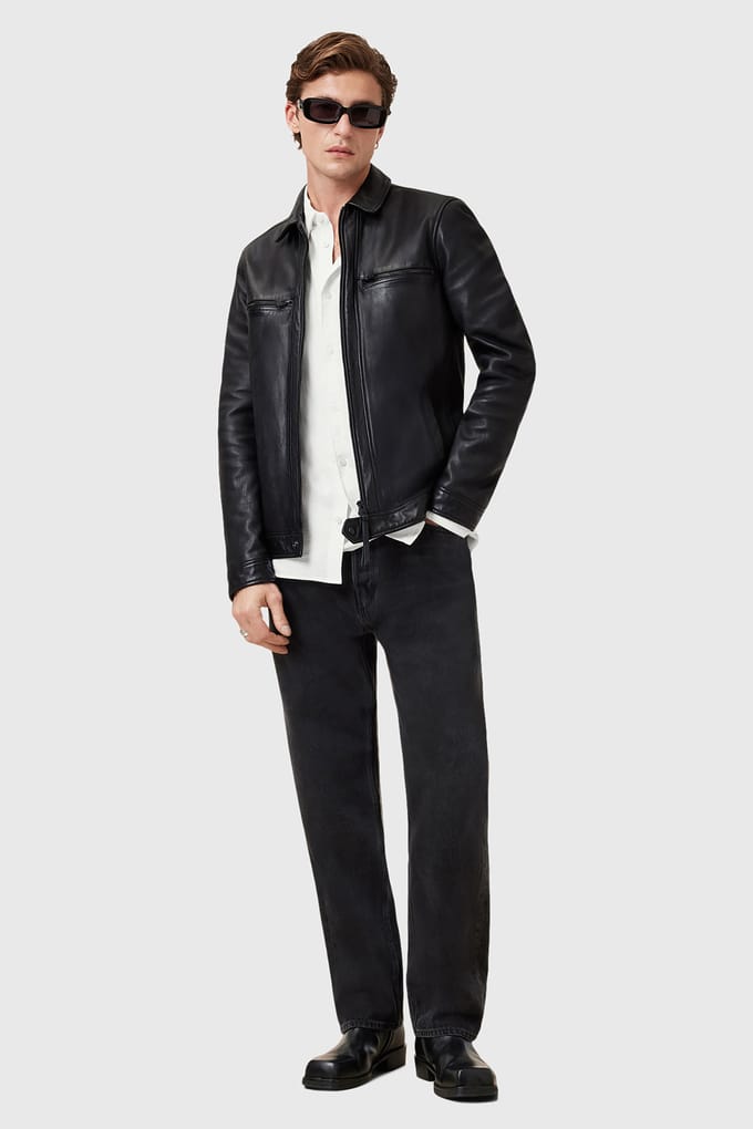 AllSaints Lovell Ls Shirt White Maat: S | Casual Overhemden Outlet | Heren | Wit