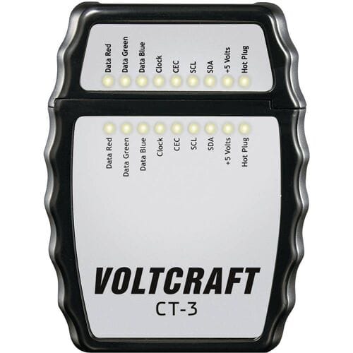 VOLTCRAFT CT-3 CT-3 Kabeltester Geschikt voor: HDMI-kabel type A,